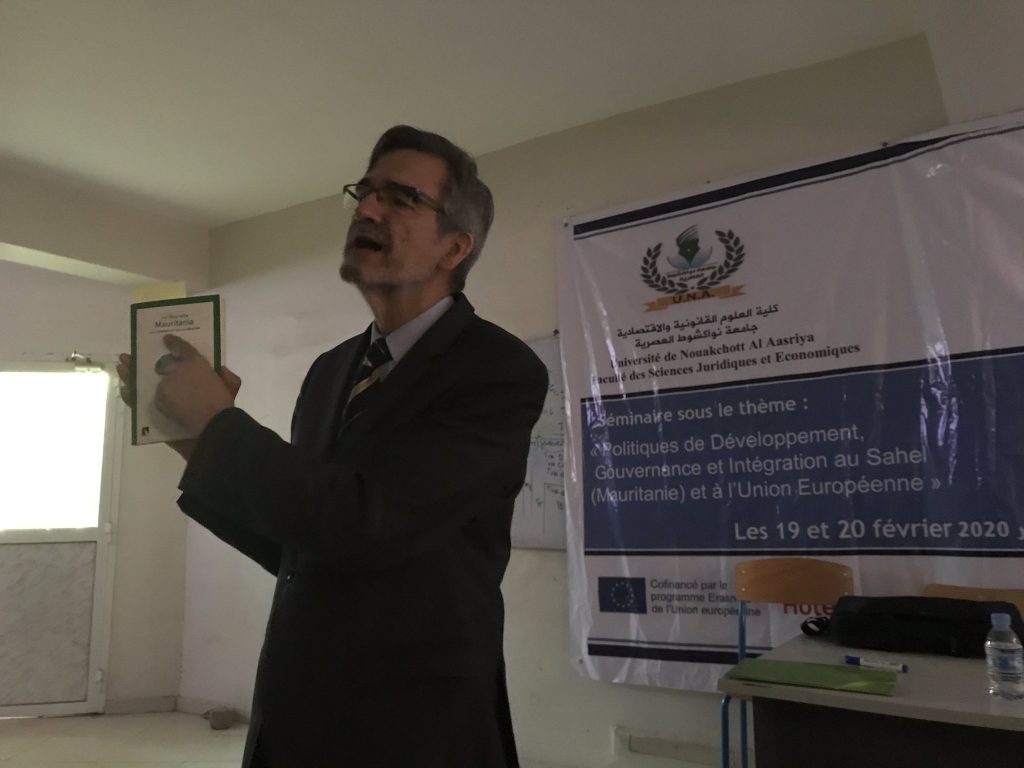 Prof. Mella at University of Nouachott